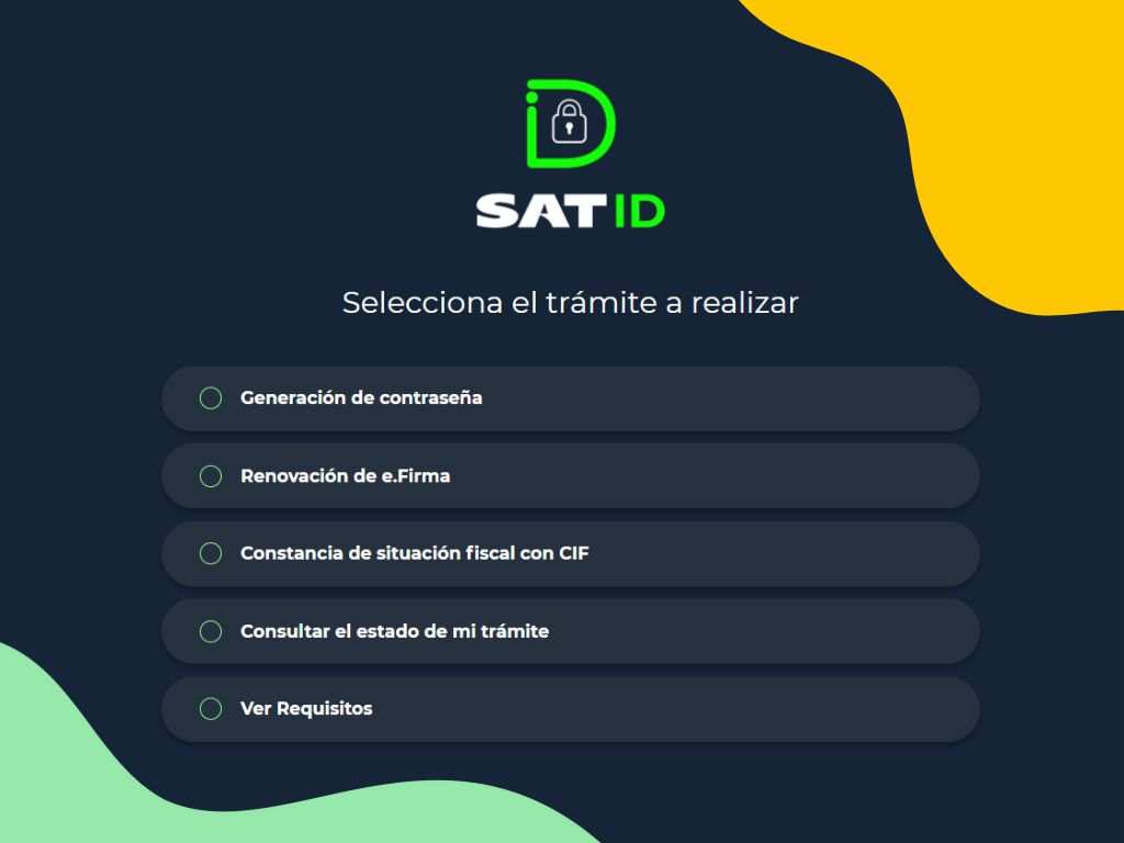 ¿Cómo usar el SAT ID para recuperar contraseña y e.firma?